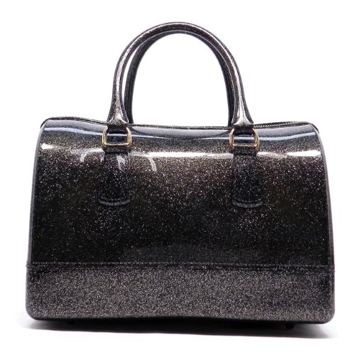 160024 MyLUX Connection Studded & Candy Handbag Satchel (candy black)
