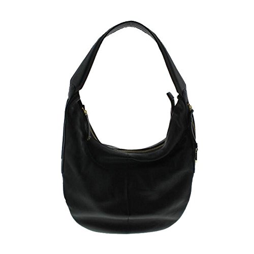 Halston Heritage Womens Leather Slouchy Hobo Handbag