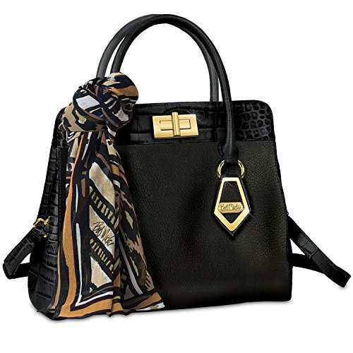 Women’s Leather Satchel Handbag With Removable Strap – The Bradford Exchange