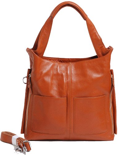 Heshe Hot Sale Large Capacity Genuine Leather Zipper Collection Multifunctional Cross Body Shoulder Bag Messager Satchel Tote Handbag for Women