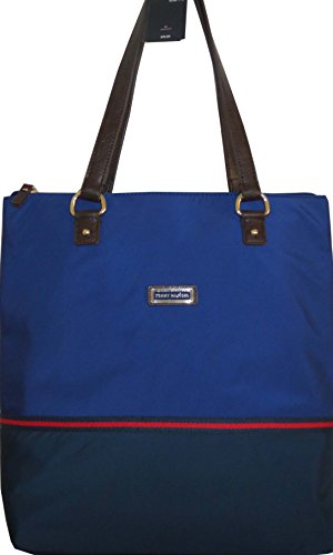 Tommy Hilfiger Handbag Tote Shopper Bag Canvas Navy Large
