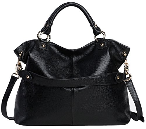Heshe 2015 Fashion Hot Sell Women’s Soft Genuine Leather Collection Top-handle Cross Body Shoulder Bag Satchel Tote Handbag