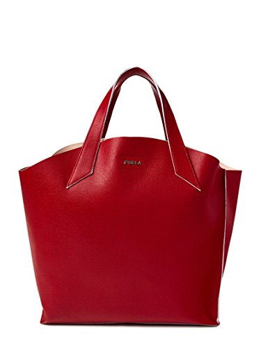 Furla JUCCA Saffiano Textured Leather Tote Hand Bag