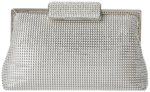 Whiting & Davis Bubble Mesh and Crystal Clutch