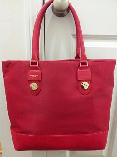 Isaac Mizrahi New York the Darla Collection Tote Bag Candy Apple Red