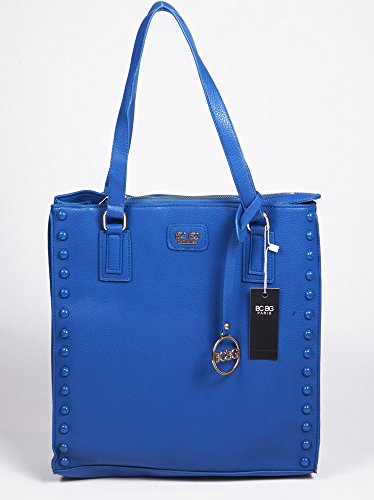 BCBG PARIS Handbag Stuffed Bag Blue,Stylish Bag, Regular Size, 2014/2015 Collection[Apparel],Available on different Colors