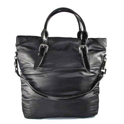 Burberry Large Black Quilted Nylon Tote 3786667