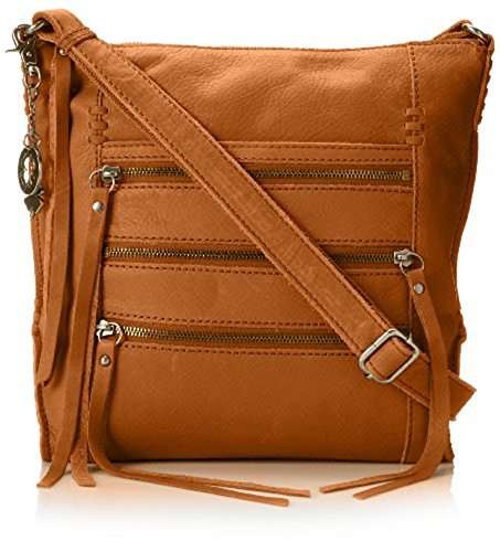 Lucky Brand Shannon Cross Body Bag, Saddle, One Size Handbag