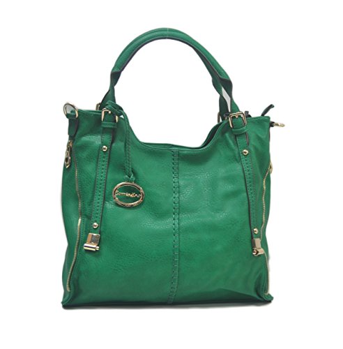 SORRENTINO Sori Collection “393” Lucky Double Zipper Tote Designer Inspired Handbag for Classy Women SORRENTINO Sori Collection “393” Lucky Double Zipper Tote Designer Inspired Handbag for Classy Women