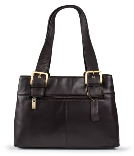 Visconti 18666 Womens Large Leather Shoulder Bag / Handbag / Messenger Bag
