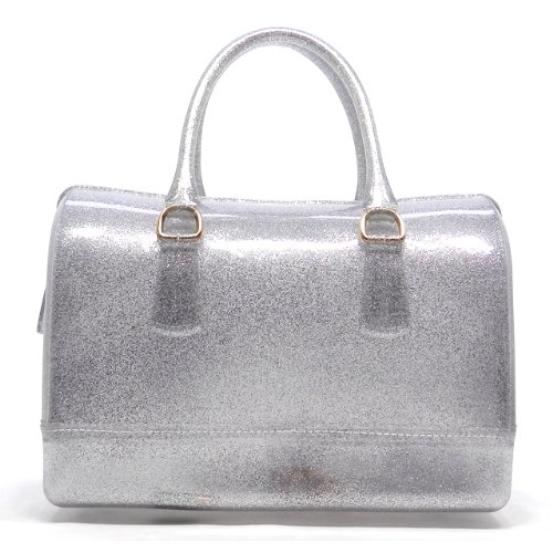 160024 MyLUX Connection Close-Out Studded & Candy Bag Satchel (candy silver)