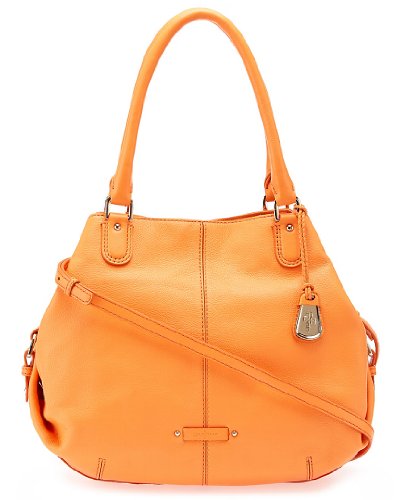 Cole Haan Women’s Fairview Devin Leather Tote, Creamsicle, One Size