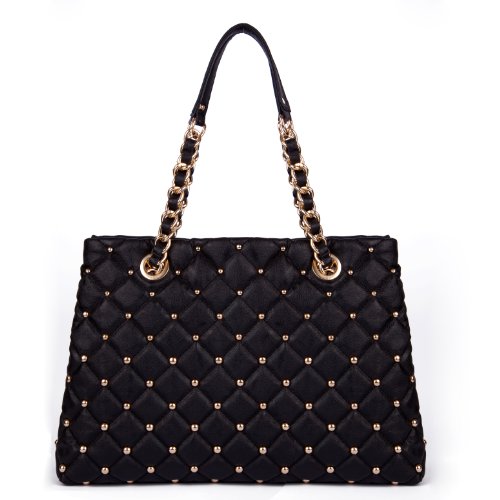 Scarlet Shoulder Bag – Black – Handbags – Black Shoulder Bags for Women – Designer Fashion Bag