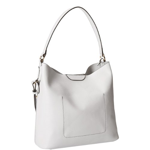LAUREN by Ralph Lauren Women’s Tate Hobo Optic White/Black LAUREN by Ralph Lauren Women’s Tate Hobo Optic White/Black
