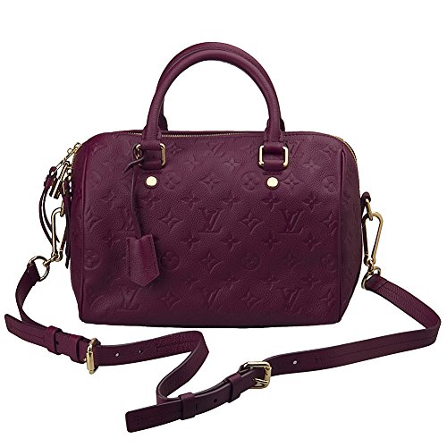 Louis Vuitton Speedy Band .25 M.EMP.Auro Cross Body Leather Handles Bag