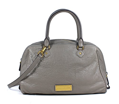 Marc Jacobs Lauren Warm Zinc Brown Leather Handbag Crossbody Purse Bag