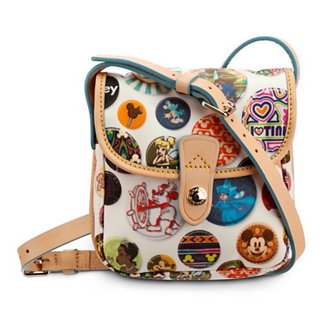 Dooney & Bourke Mickey Mouse Buttons Crossbody Handbag Bag Multi