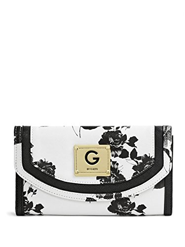 G by GUESS Women’s Idona Floral-Print Checkbook Wallet