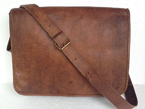Vintage Crafts Leather Full Flap Messenger Handmade Bag Laptop Bag Messenger Bag Satchel Bag