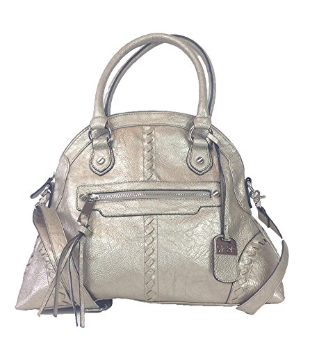 Jessica Simpson ‘Tuscan’ Convertible Dome Satchel, Pewter