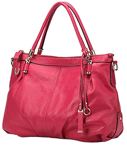 Yisihua Women’s Tote Single Shoulder Bag Handbag Cow Leather