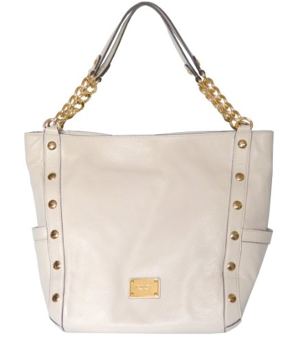 Michael Kors Leather Delancy Large Shoulder Bag Handbag Purse Tote