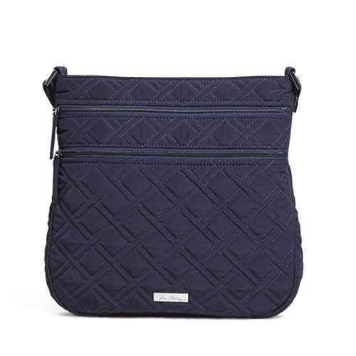 Gorgeous Vera Bradley Triple Zip Hipster Crossover Purse/Bag in Classic Navy