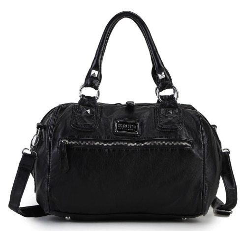 Scarleton Soft Double Top Zipper Shoulder Bag H1487