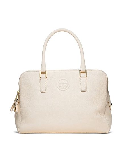 Tory Burch Marion Triple-zip Satchel New Ivory Leather New