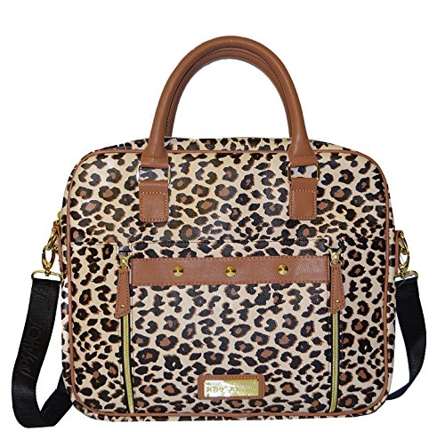 Betsey Johnson Double Zip Pocket Laptop Case Bag Purse Handbag