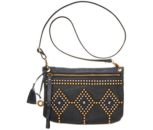 Lucky Brand Peyton Canvas Crossbody Black Handbag