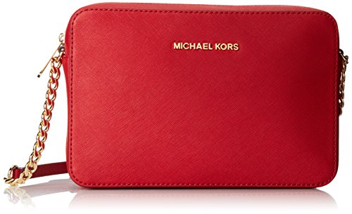 MICHAEL Michael Kors Women’s Jet Set Cross Body Bag, Red, One Size