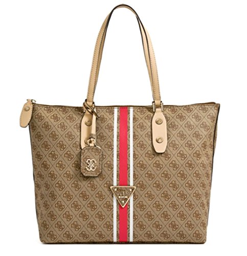 GUESS Women’s Logo Sport Large Brown Tote