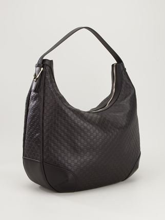Gucci Leather Shoulder Bag Black New Authentic Handbag