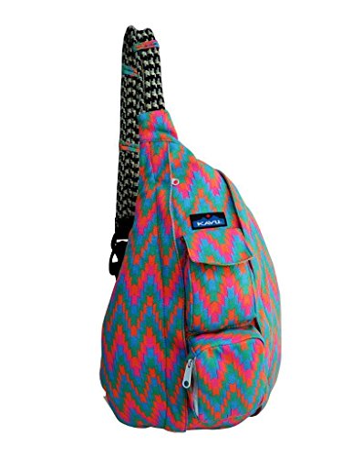 Kavu Women’s Rope Bag, Neon Tile, One Size