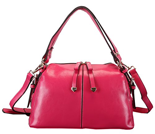 Heshe Lady’s Genuine Leather New Fashion Casual Stylel Crossbody Shoulder Bag Satchel Purse Women’s Handbag
