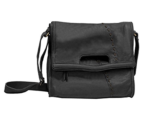 Lucky Brand Abbey Road Fold-over Tote Black