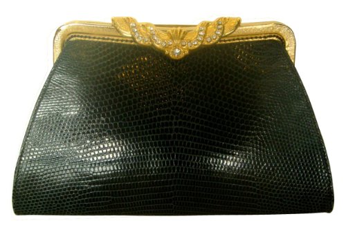 Anita Nbl- Genuine Lizard Skin Clutch Handbag
