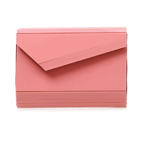 BMC Hard Shell Colored Plastic Envelope Style Fashion Evening Handbag Clutch