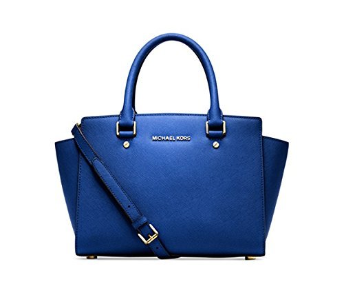 Michael Kors Selma Medium Satchel ELECTRIC BLUE