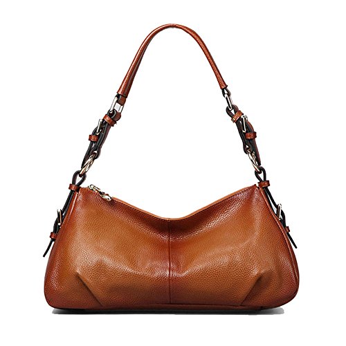 Kattee Ladies’ Vintage Leather Hobo Shoulder Handbag