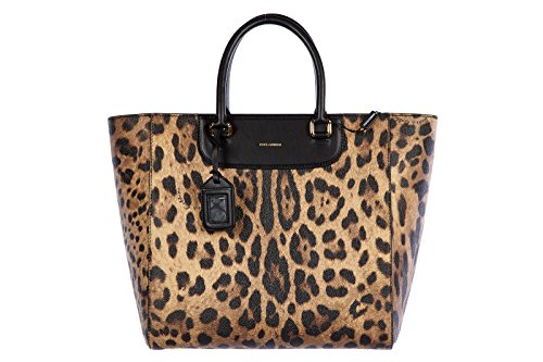 DOLCE&GABBANA women’s leather handbag shopping bag purse brown DOLCE&GABBANA women’s leather handbag shopping bag purse brown