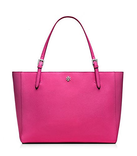Tory Burch York Saffiano Leather Bag in Carnation Red