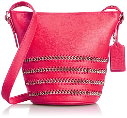 Coach Mini Duffle Pop Lacing Whiplash Leather Shoulder Hobo Bag 35373 Pink Ruby