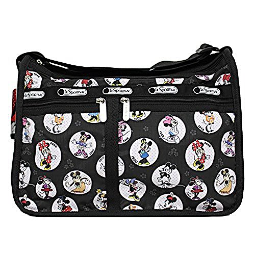 LeSportsac Disney Minnie Mouse Deluxe Everyday Bag, Celebrate Minnie