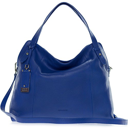 Cromia Italian Made Blue Buttersoft Leather Satchel Shoulder Bag