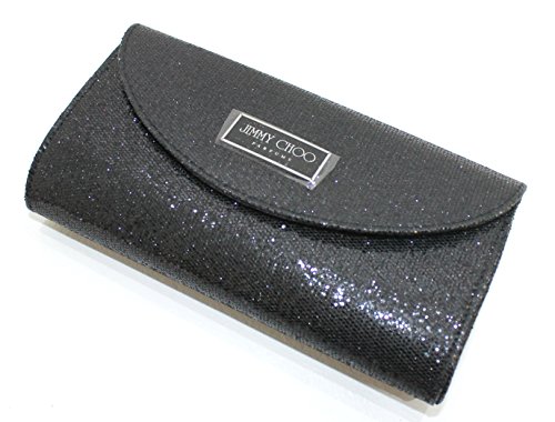 Jimmy Choo Parfums Black Glitter/sequinned Clutch Bag / Handbag