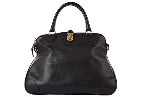 Marc Jacobs women’s leather handbag shopping bag purse whitney black