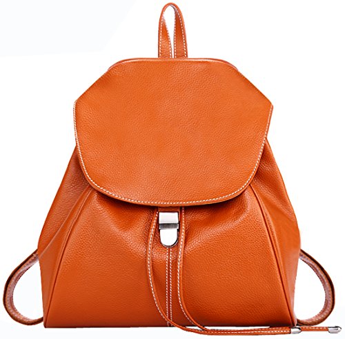 Heshe® Women New Fashion Genuine Leather Backpack Purse Tote Cross Body Shoulder Handbag Hobo Sling Hang for Ladies