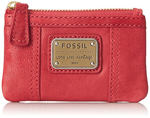 Fossil Emory Zip Coin Wallet, Bright Pink, One Size